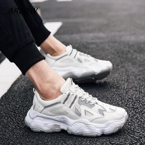 2019 New Thick Bottom Increased Mens Breathable Sports Shoes Wear Fashion Mens Shoes Wild Casual Shoes YC-72