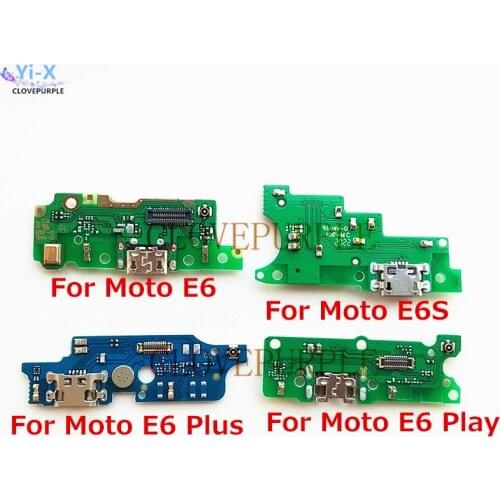 30pcs/Lot New USB Charging Dock Board Connector Port Flex Cable for Motorola Moto E6S E6 Plus Play