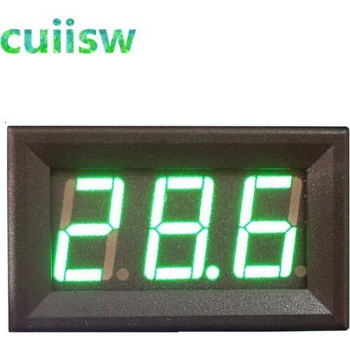 1pcs 5-30V DC Car Motor Green LED Digital Voltmeter Gauge Volt Voltage Panel Meter LED Displays Dropshipping