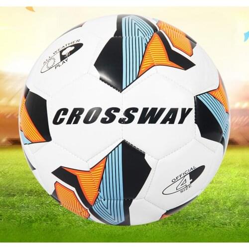 Crossway Game Football Waterproof Indeformable Soft No.4 Kids Wear-resistant Mini Professional Competition Training Football