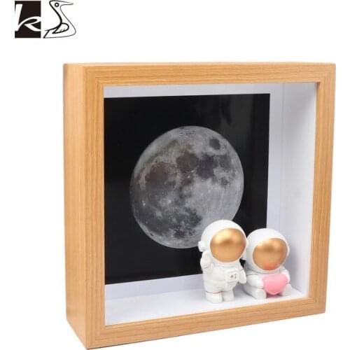 Wood Frame Wall Decoration Frame For Living Room Frame Hanger Souvenirs DIY Clay Paper Cuttings Dried Flower Specimen Frame