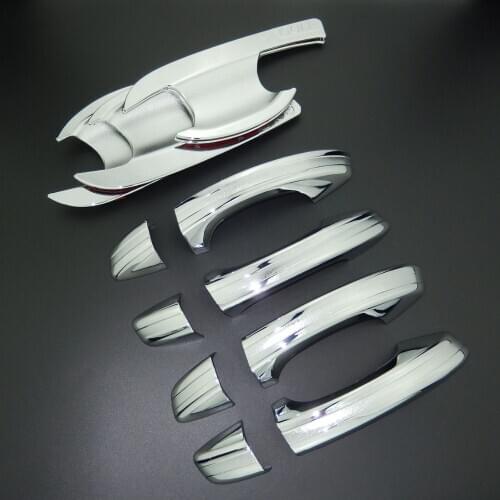 For VW Volkswagen Golf 7 MK7 2012-2016 ABS Chrome Styling Door Handle Cover Trim & Door Bowl Cover 2013 2014 2015 Not Fit GTE