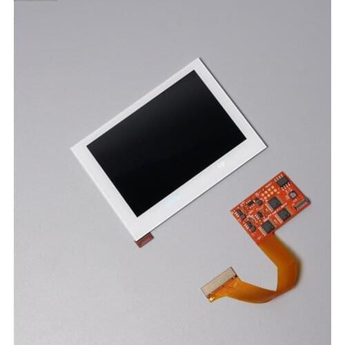 IPS v2 Screen LCD Kits for GBA SP Backlight LCD Screen 5 Levels Brightness And cut Shell case For Nintendo Console