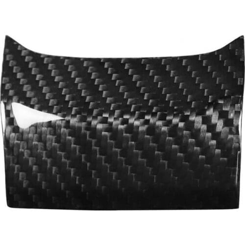 Gear Knob Panel Cover Mirror Polish Smooth Carbon Fiber Gearshift Frame Low Sticker for Honda Civic 10th Gen 2016-2020