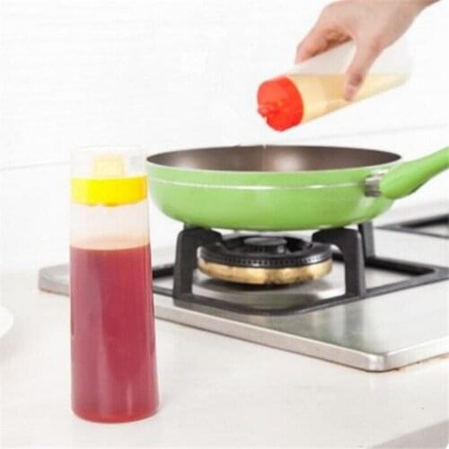 Kitchen Plastic Squeeze Bottle Sushi Tool Condiment Mustard Dispenser Sauce Vinegar Oil Ketchup Gravy Cruet Kitchen Gadgets