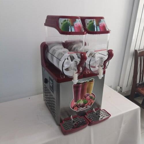 Two Tank Snowmelt Machine Three Barrels Snow Mud Machine Cold Drink Machine Snow Melting Machine Sand Ice Machine