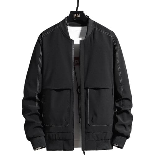 Men Jacket 2021 New Fashion Mens Spring Collar Coat Casual Jacket Young Mens Clothing Manufacturers Straight Streetwear