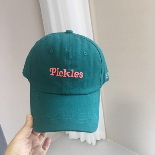 New INS Ladies Hat Spring and Autumn Korean Couple Embroidery Letters Baseball Caps Simple Fashion All-match Mens Cap