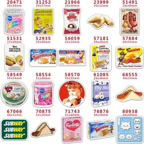 DIY Craft Supplies cartoon character printed flat back planar resins 30 pieces PR20471