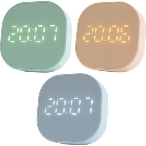 Simple Stylish Digital Clock Bedside Clear Display Electronic Alarm Clock For Room Decoration