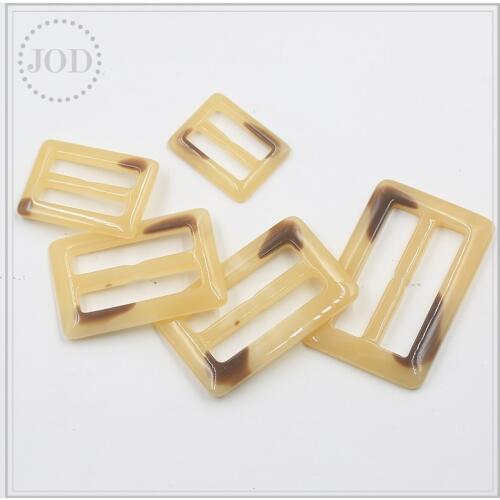 Button 25/30/40/45/50mm Buckle for Clothes Scarf Adjust Buckle T-shirt Garment Accessories Knot Tri-glides Wire-formed Strap JOD