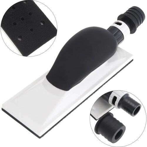 Manual Grinding Plate Hand Throwing Board 70 x 200mm Sanding Pad and Comfortable Handle for Industrial Automotive Polishing