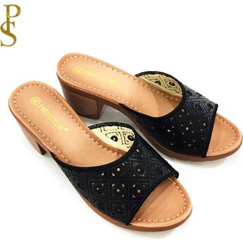 Womens shoes comfortable embroidered womens high-heeled slippers womens casual shoes