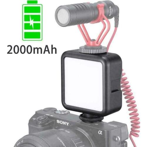 Ulanzi VL49 6W Mini LED Video Light 2000mAh 5500K Zoom Lighting Photographic Lighting U Bright 2700K-3500K Vlog Fill Light