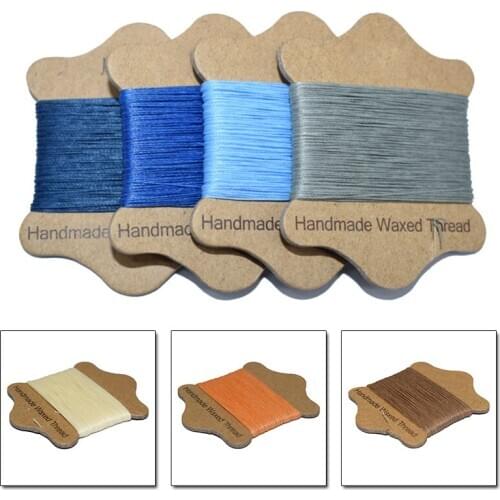 20M 0.45mm Waxed Thread Repair Cord String Sewing Leather Hand Wax Stitching DIY Thread For Case Arts Crafts Handicraft Tool