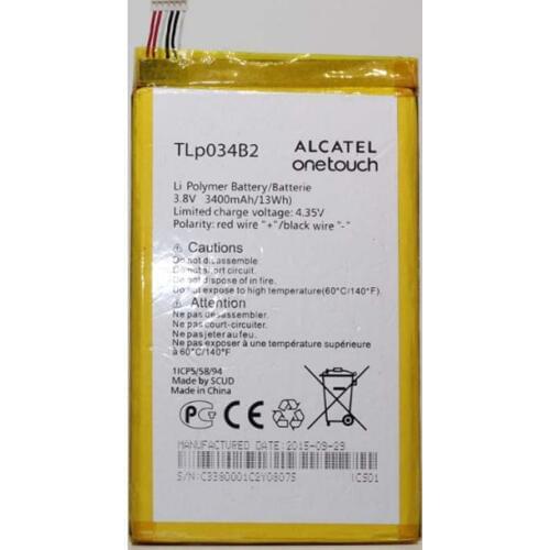 High Quality TLp034B2 3400mAh Battery For Alcatel One Touch Onetouch Hero N3 TCL Y910 Y910T