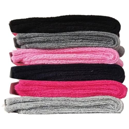 Yıldız 6 Pairs Reverse Towel Women Socks Fashion Winter Towel Cotton Thick Warm Socks Female Solid Color Breathable Soft Socks