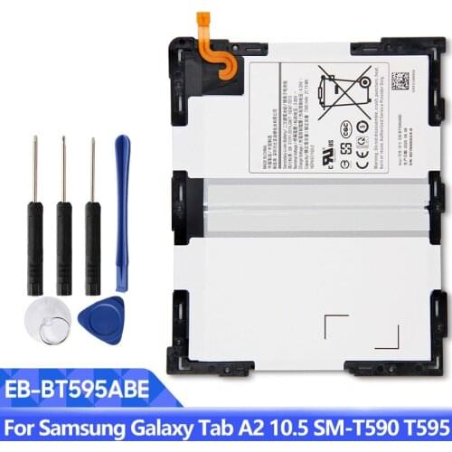 Samsung Original EB-BT595ABE Battery For Samsung Galaxy Tab A2 10.5 SM-T590 T595 Replacement Tablet Battery 7300mAh