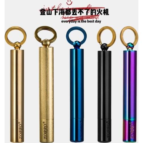 Zorro Slender cigarette model gasoline petroleum oil lighter Mini car keychain igniter men women Smoking gadget ( no Kerosene )