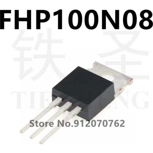 10PCS/LOT New original FHP100N08 100N08 100A 80V TO-220