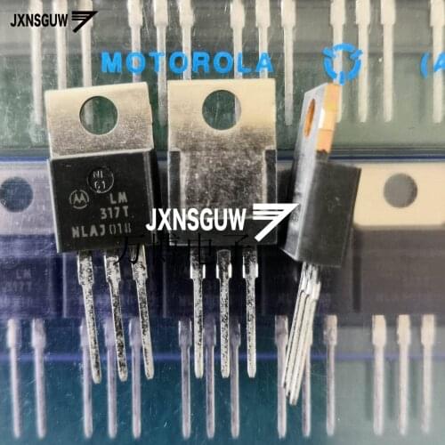 10PCS Original MOT LM317T TO-220 Transistor 317 Audio Power Amplifier LM317T Triode Laser word 317T Copper thick substrate type