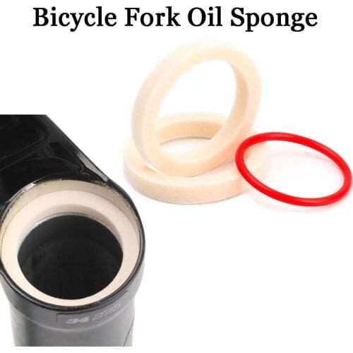 2PCS Bicycle Sponge Ring Oil Sealed Foam Bike Front Fork For Fox Rockshox Manitou Sponges And Itinerary 0-ring