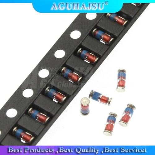 300PCS ZMM 3V 3V3 3V9 4V7 5V1 7V5 8V2 10V 12V 15V 16V 18V 20V 24V LL34 SMD Zener diode package 1/2W 0.5w Chip Zener diode