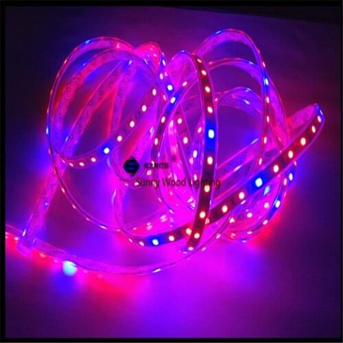 5M/Roll 5050 60led/m 12VDC plant growth strip,waterproof IP67 led greenhouse, aquarium light , ,Red blue strip 4:1,5:1,7:1,8:1