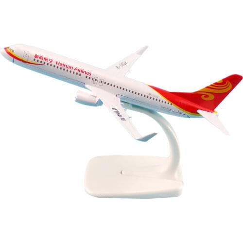 Alloy Metal Air China Hainan Airlines B737 Airplane Model Hainan Boeing 737 Airways Plane Model Stand Aircraft Kids Gifts 16cm
