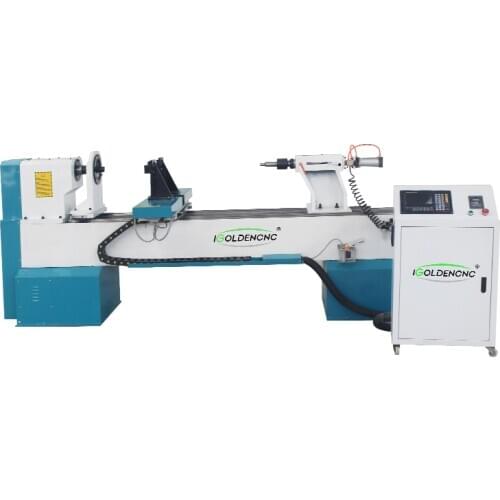 Automatic single axis double knife mini small cnc wood lathe cnc turning machine price