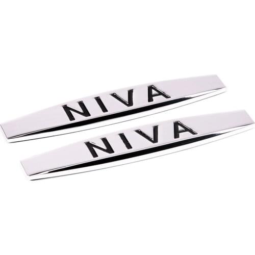 Car Side Stickers Metal Decor Decals for NIVA Logo Auto Modified Badge Emblem for LADA Granta Vesta Priora Xray NIVA Safari 2107