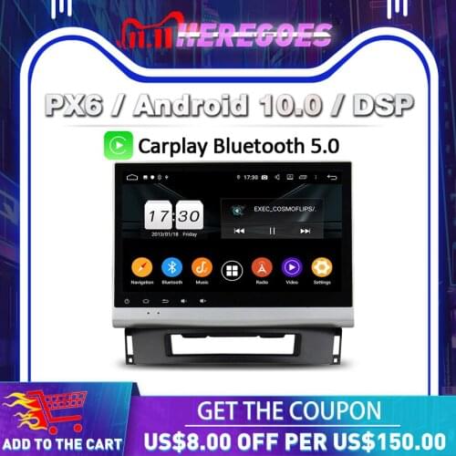 Carplay PX6 DSP IPS Android 10.0 64GB Car radio Player GPS Map RDS Radio Wifi Bluetooth 5.0 For Opel Astra J 2011 2012 2013 2014