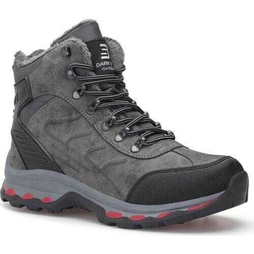 Black Smoked Unisex Outdoor Trekking Boots DS.1636