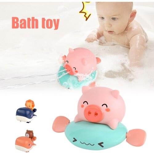 Baby Toy Kid Wind Up Clockwork Animals Toys Bath Toy Floating Toy Bathtub Toys Pool Beach Play Toy for Toddlers Kids LBV