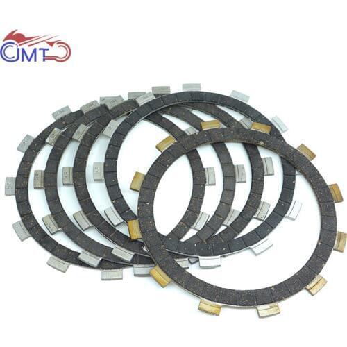 For Yamaha XV250 Route 66 1988 1989 1990 Virago 250 1995-2007 V Star 2008-2015 2017 Clutch Friction Disc Plate Kit 5P Set Part