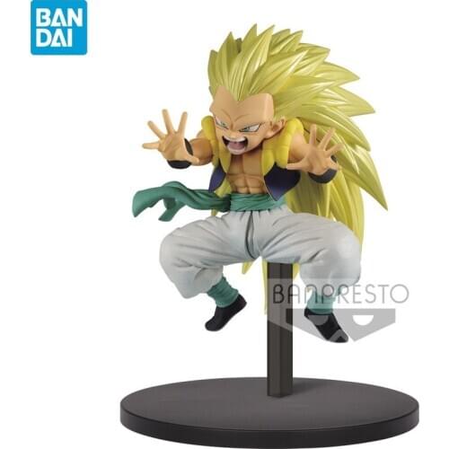 10cm Original BANDAI SPIRITS Dargon Ball Super Soldier GOTENKS Dragon Ball Z Action Figure 35982