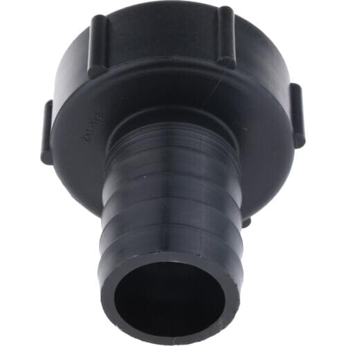 IBC Water Tote Tank Adapter Hose Cap for 60mm Thick Thread Outlet Black,50mm