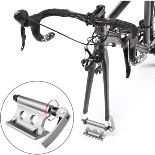Bike Fork Mount Alloy Quick Release Bicycle Block Front Fork Fixed Clip Luggage Holder Rack for Truck Trailer Cycling Accessorie