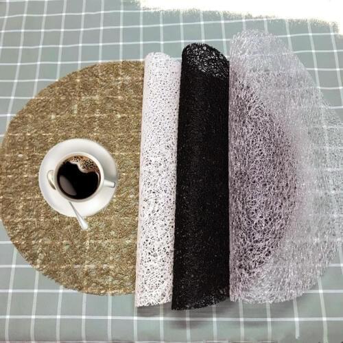 Round Table Placemats Non-Slip Coaster Table Mats Dining Table Placemat EVA Non-slip Restaurant supplies Dining Table Accessorie