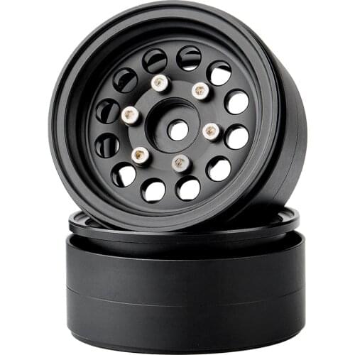 KYX Racing Universal Alloy 1.55" Wheel Rims for 1/10 RC Crawler Car Tamiya CC01