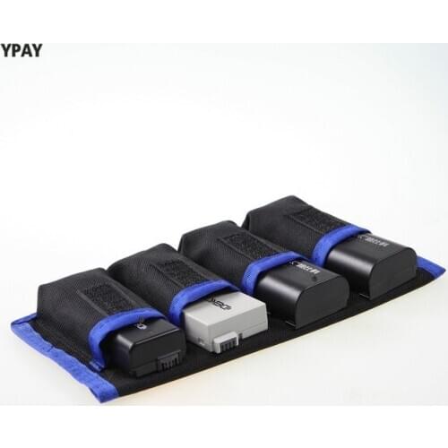Meking Lithium Battery Storage Pockets Pouch Waterproof Nylon Bag for Canon LP-E6 LP-E8 Sony NP-FW50 EN-EL14 EN-EL15 4