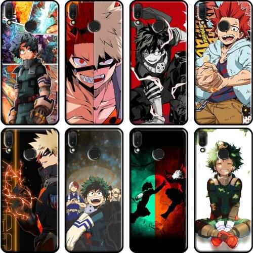 Deku Katsuki Bakugou BNHA Soft For Huawei Y5P Y6P Y7A 2020 Y3 II Y5 Y6 Y9 Y7 Prime 2018 2017 2019 Nova 3i 5T Case
