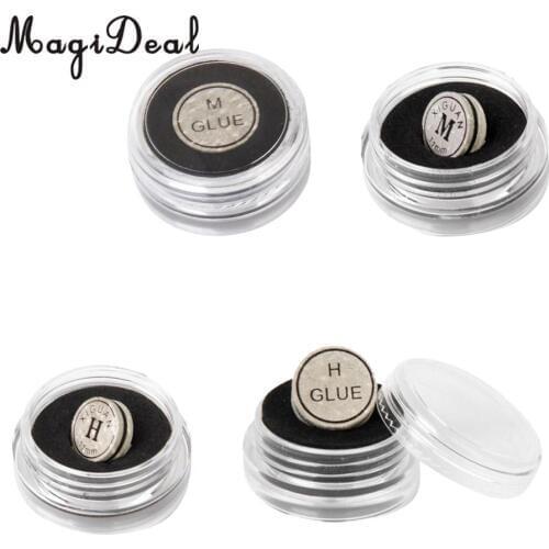 High Quality 4 Pcs 14mm 11mm Pool Billiard Snooker Cue Tips Artificial Leather Humidity Resistant Glue Cue Tips Snooker Billiard