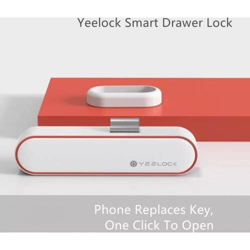 New XiaomiYoupin YEELOCK Smart Drawer Cabinet Lock Keyless Bluetooth APP Unlock Anti-Theft Child Safety File Security