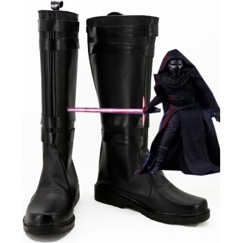 Star Wars 7 cosplay shoes The Force Awakens Kylo Ren Boots Moive Jedi Men Euro Size Halloween costumes