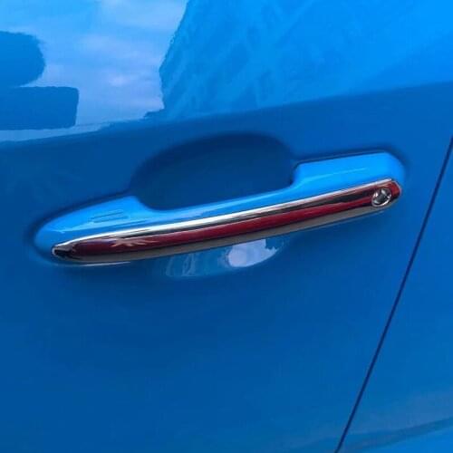 Fit for Toyota RAV4 XA50 2019 2020 Car Styling ABS Chrome Interior Door Side Inner Armrest Cover Trim 4pcs Auto Accessories