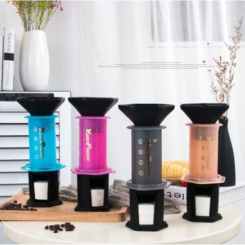 Protable Espresso French Press Household DIY Coffee Air Press maker Machine Stocked Barista Yuropress with Paper Filter