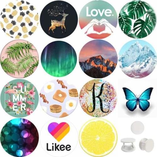 Universal Donut Cute попсокет Child Popped Mobile Phone Holder Expanding Stand Grip Pocket Socket Universal for Phones