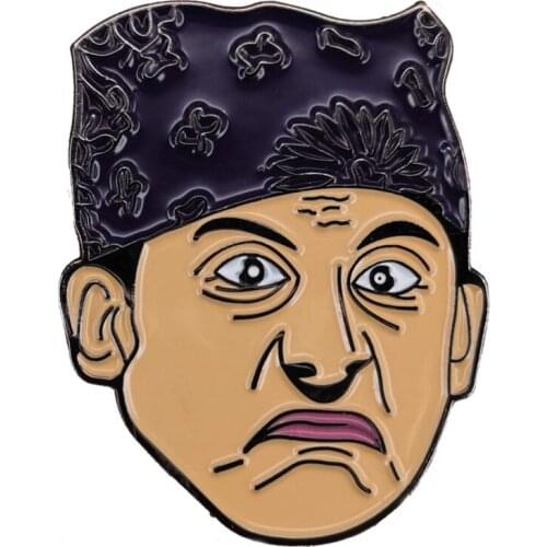 Prison Mike Enamel Pin Michael Scott Badge
