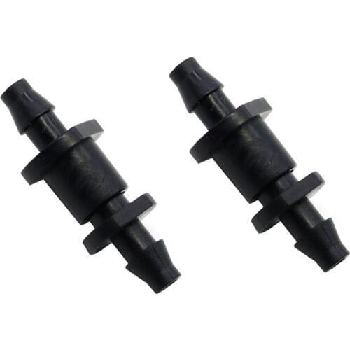 1/4 Inch Hose Connector with Barb Agriculture Garden Irrigation Quick Connectors Straight hose 2-way Joint 10 Pcs